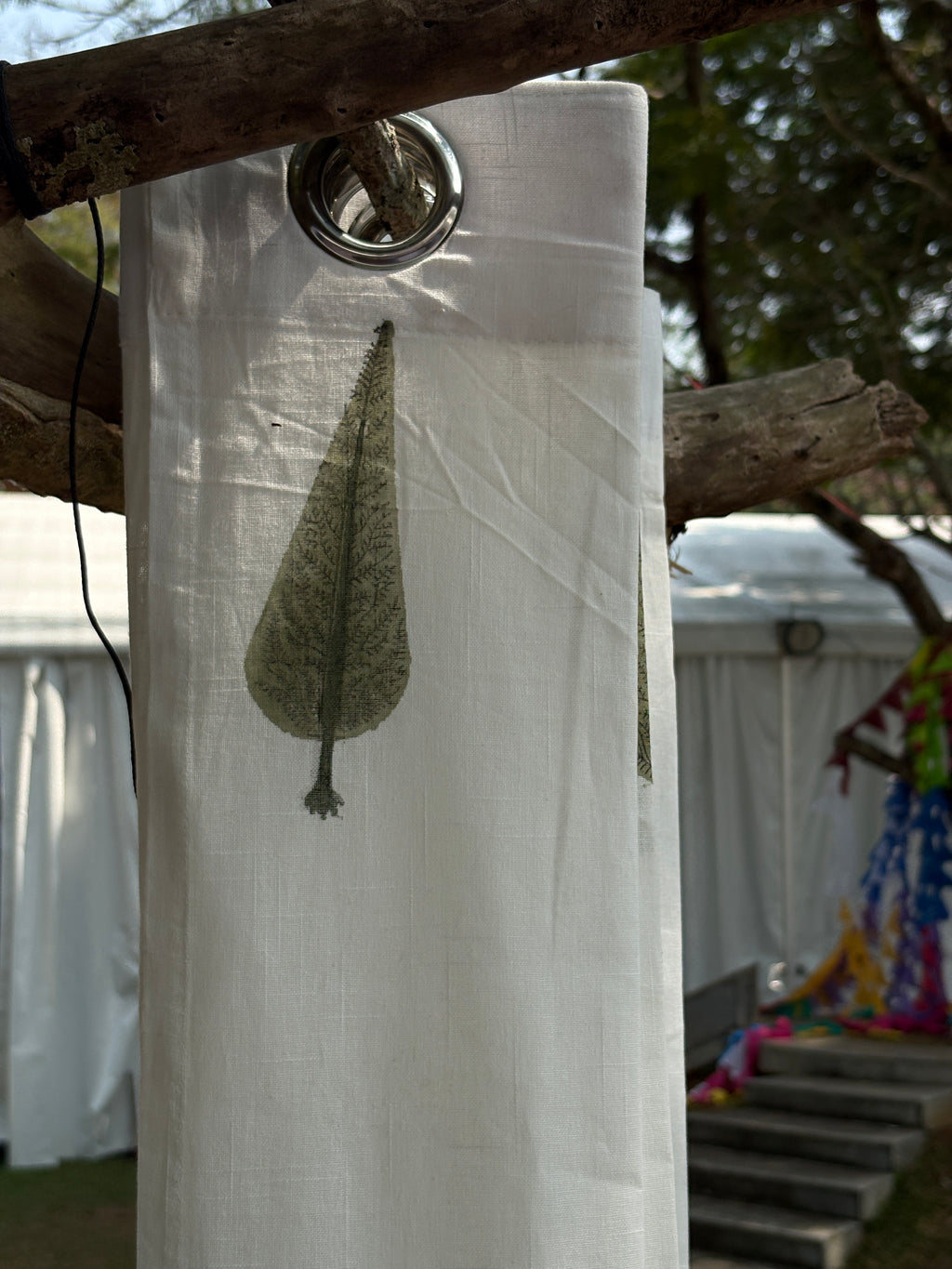 BLOCK PRINT CURTAIN