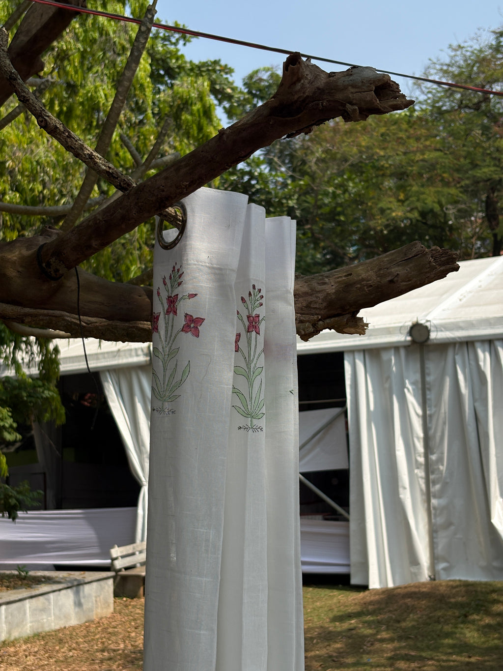 BLOCK PRINT CURTAIN