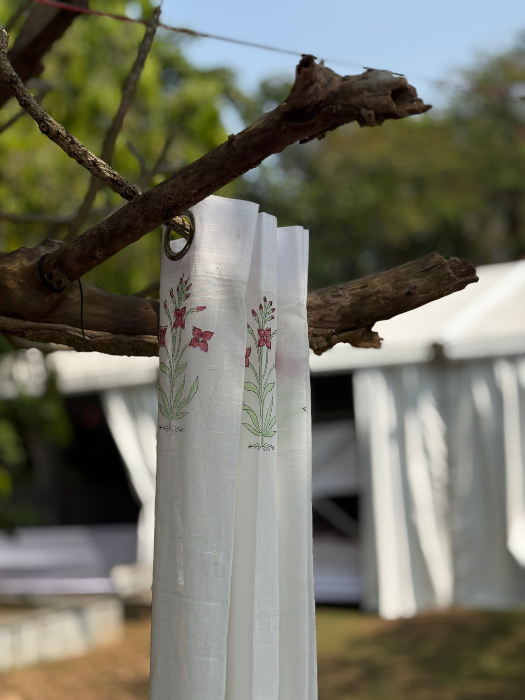 BLOCK PRINT CURTAIN