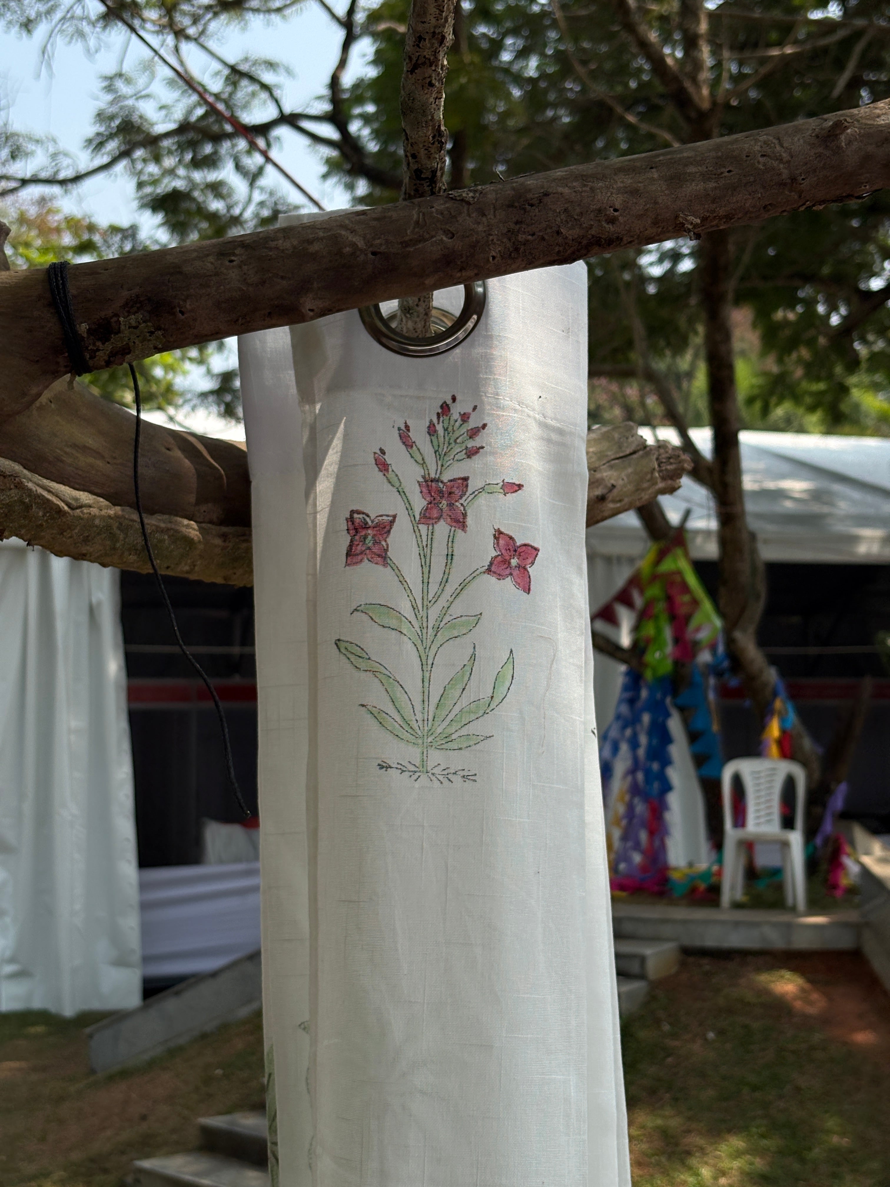 BLOCK PRINT CURTAIN