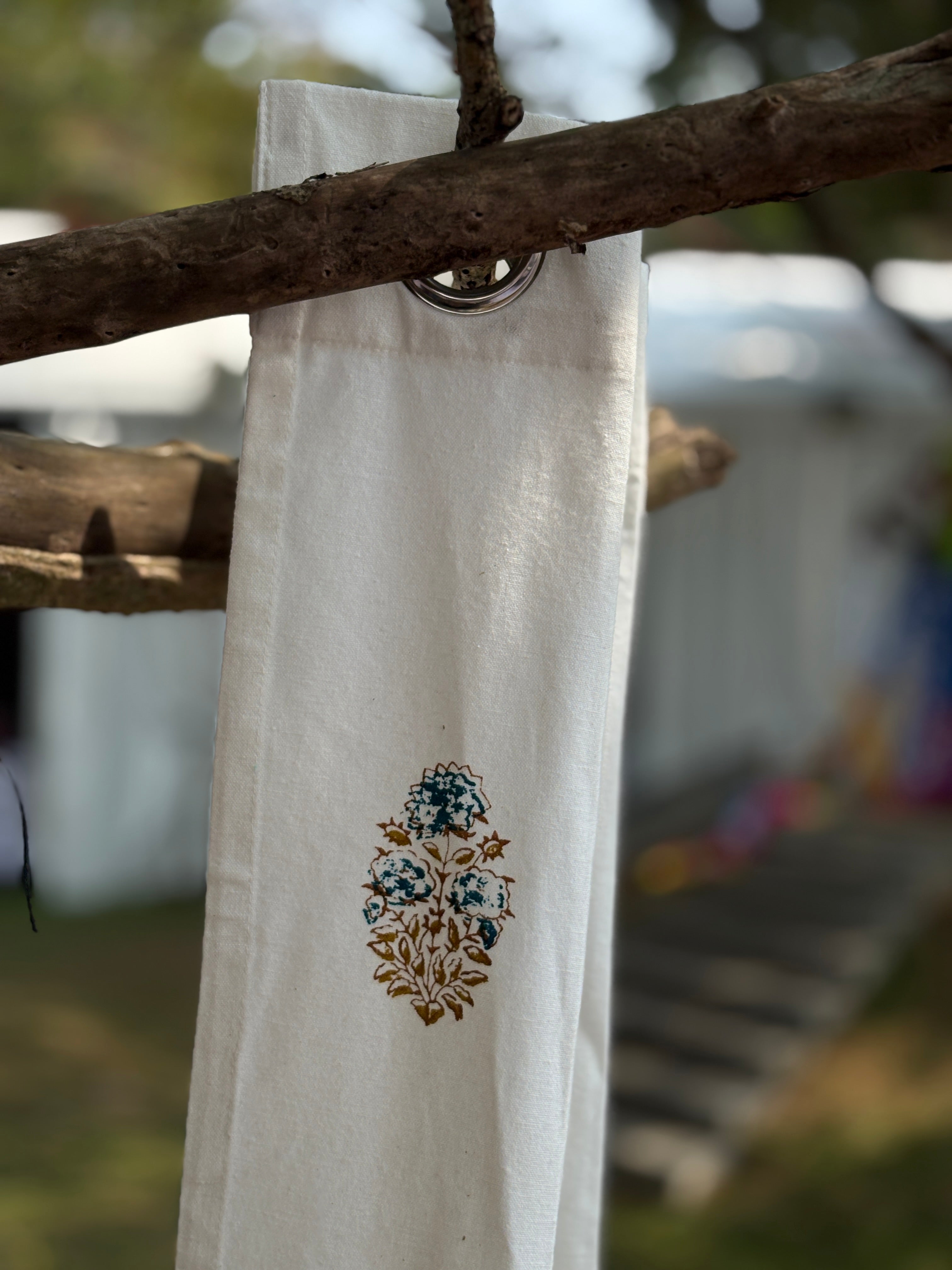 BLOCK PRINT CURTAIN