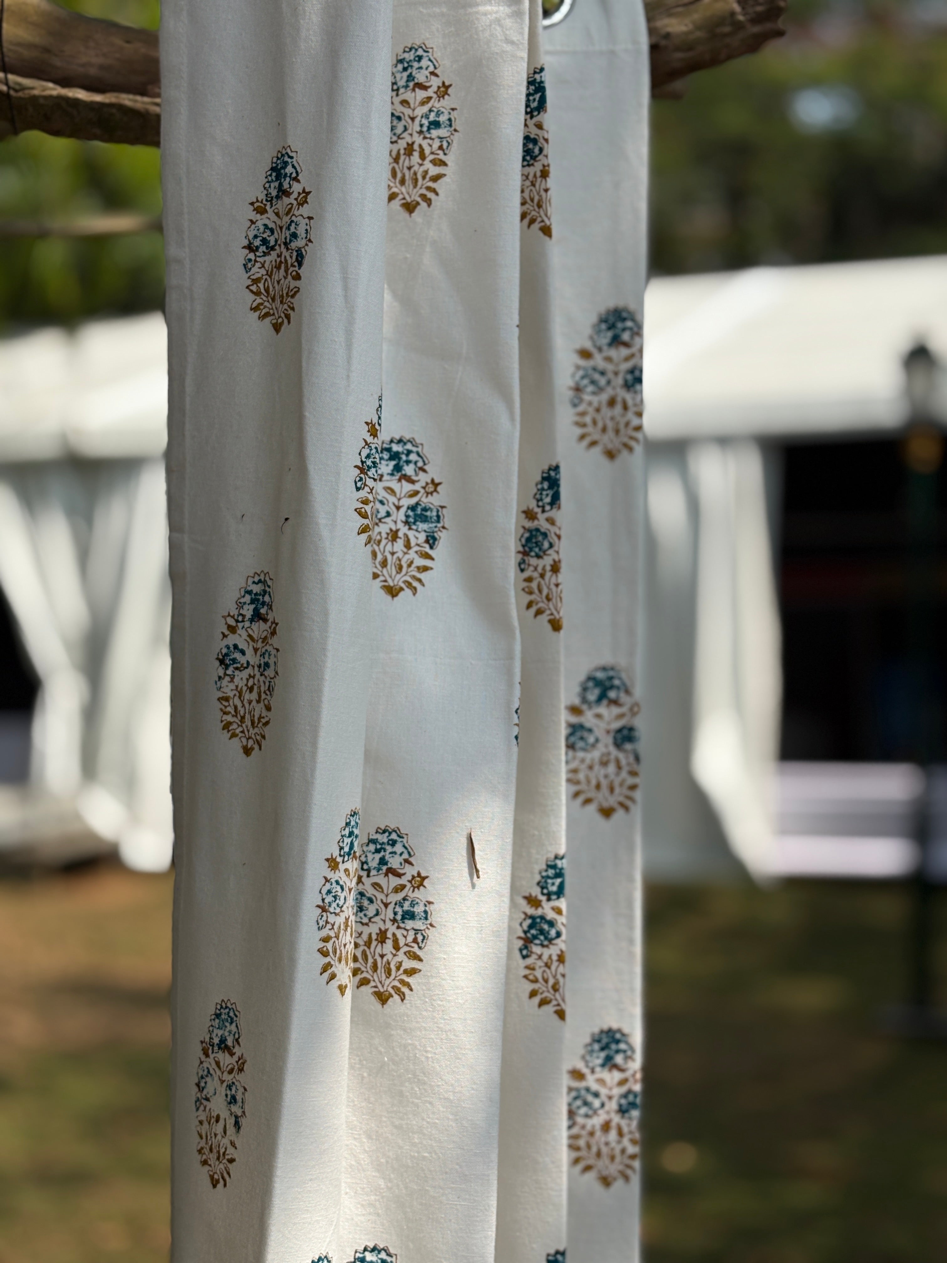 BLOCK PRINT CURTAIN
