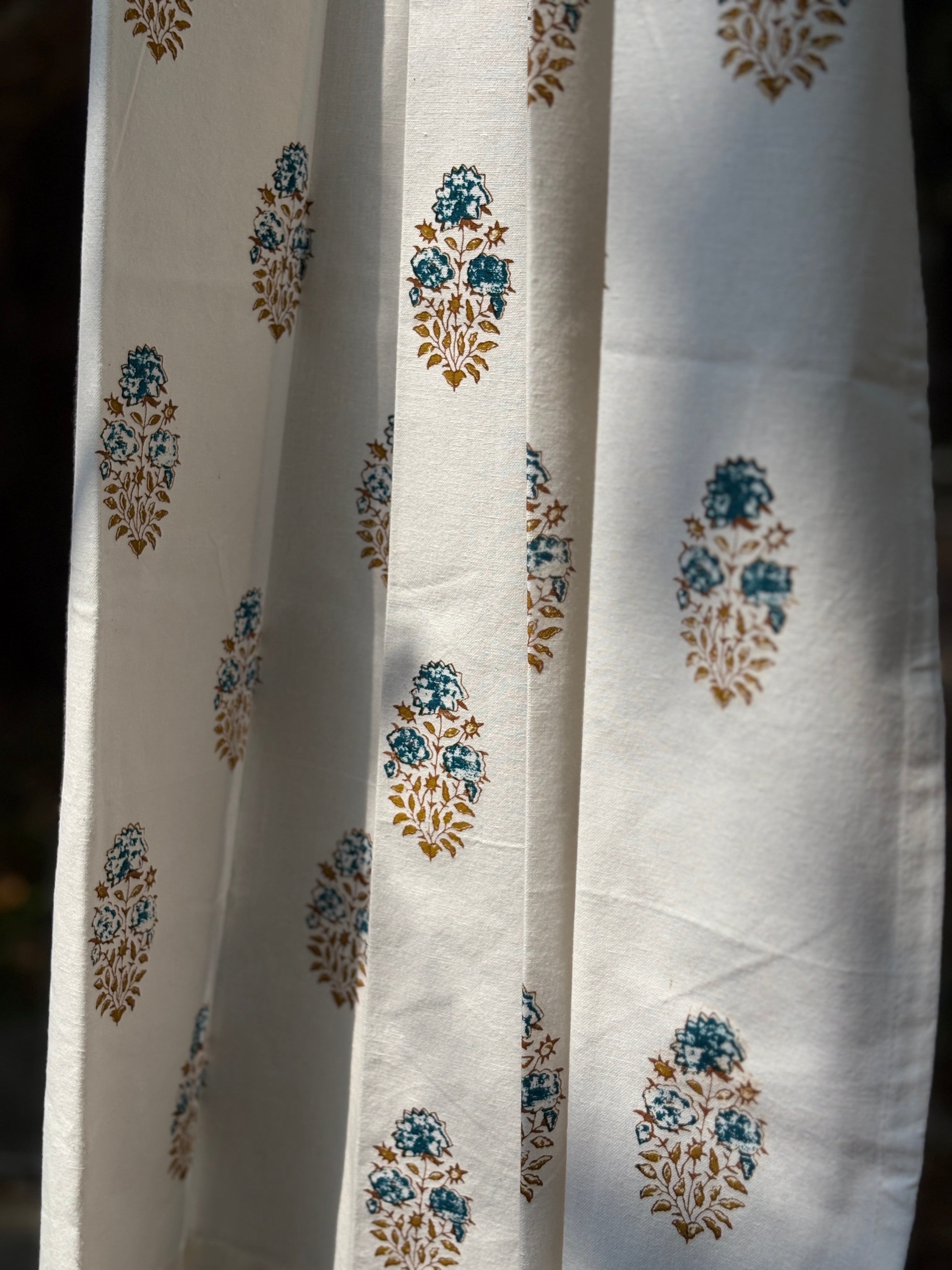 BLOCK PRINT CURTAIN