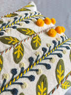 AARI EMBROIDERED CUSHION COVER – 16x16 INCH