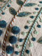 AARI EMBROIDERED CUSHION COVER – 16x16 INCH