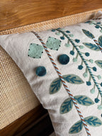 AARI EMBROIDERED CUSHION COVER – 16x16 INCH