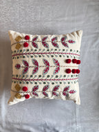 AARI EMBROIDERED CUSHION COVER – 16x16 INCH