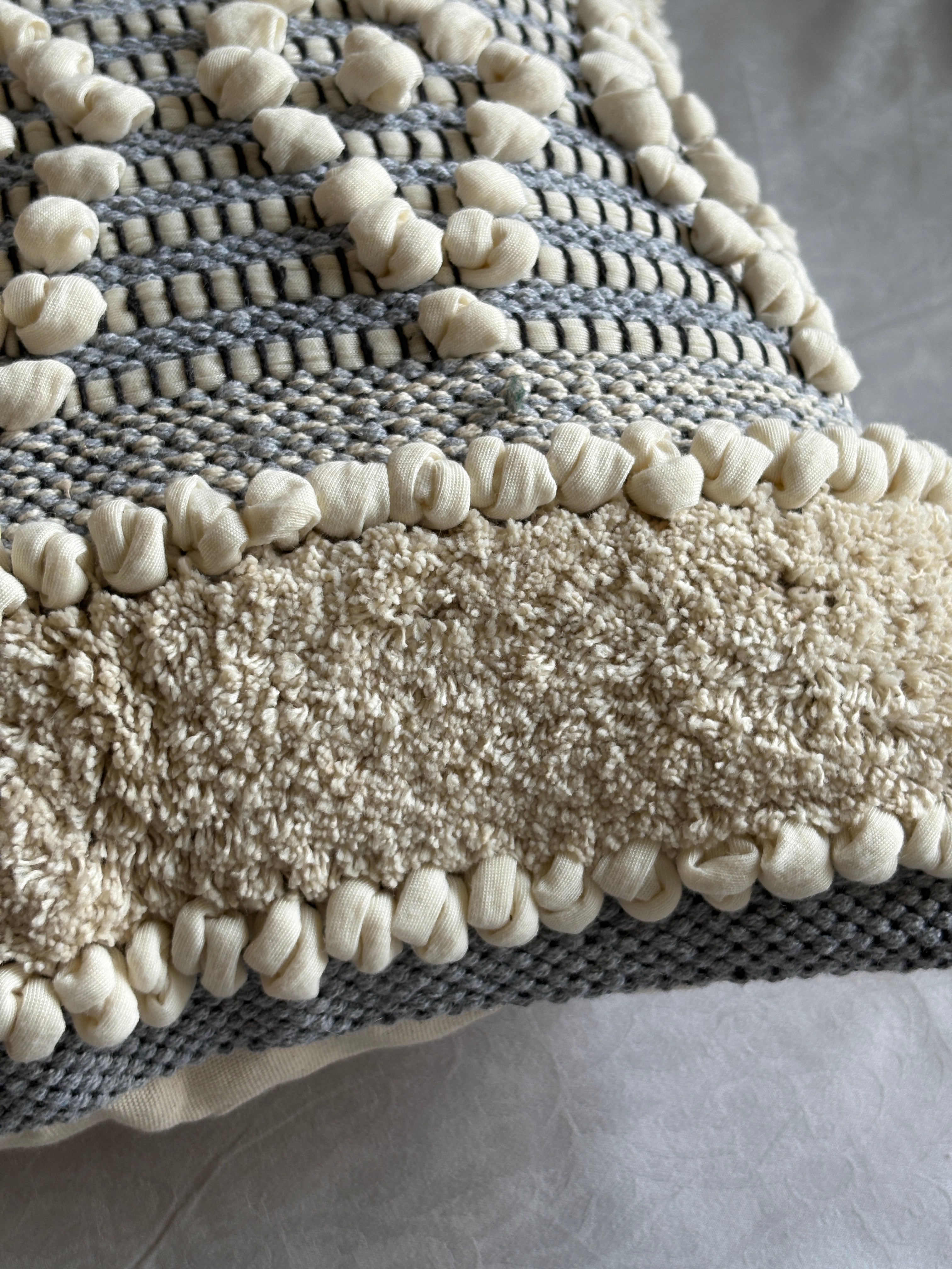 The Tufted Nordic Diamond Pillow, 16x16