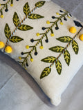 The Marigold & Sage Aari Embroidered Cushion 16x16