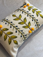 The Marigold & Sage Aari Embroidered Cushion 16x16