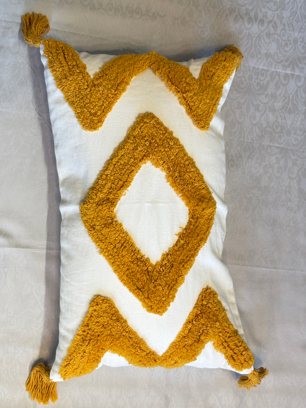 The Saffron Geo-Tufted Lumbar, 12x20