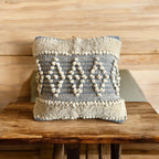 The Tufted Nordic Diamond Pillow, 16x16