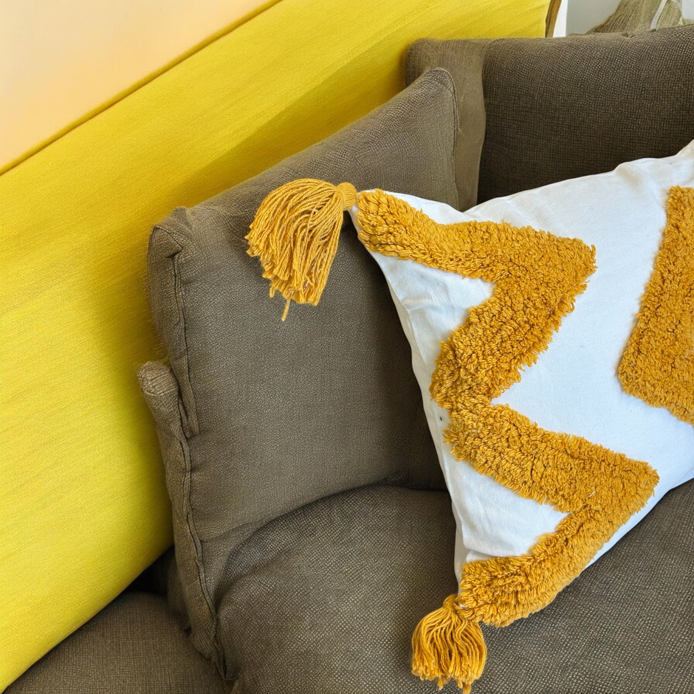 The Saffron Geo-Tufted Lumbar, 12x20