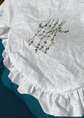 The Meadow-Drop Ruffled Sofa Runner