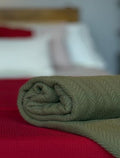 The Heritage Herringbone Sofa Throw