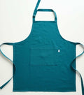 The Aegean Teal Cotton Chef's Apron