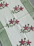 Hand-Block Printed Cotton Waffle Hand Towel – Sage & Crimson