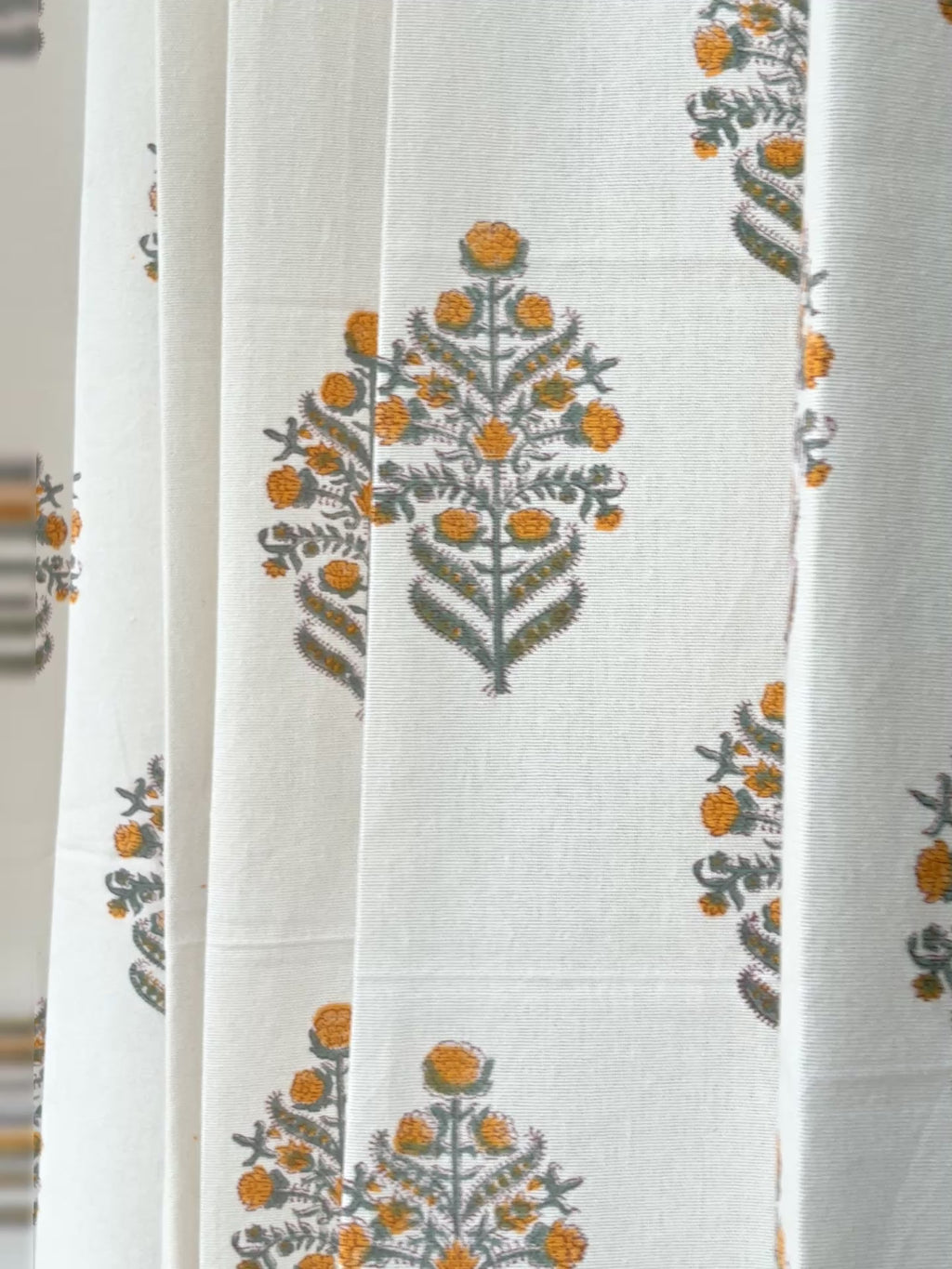 BLOCK PRINT CURTAIN