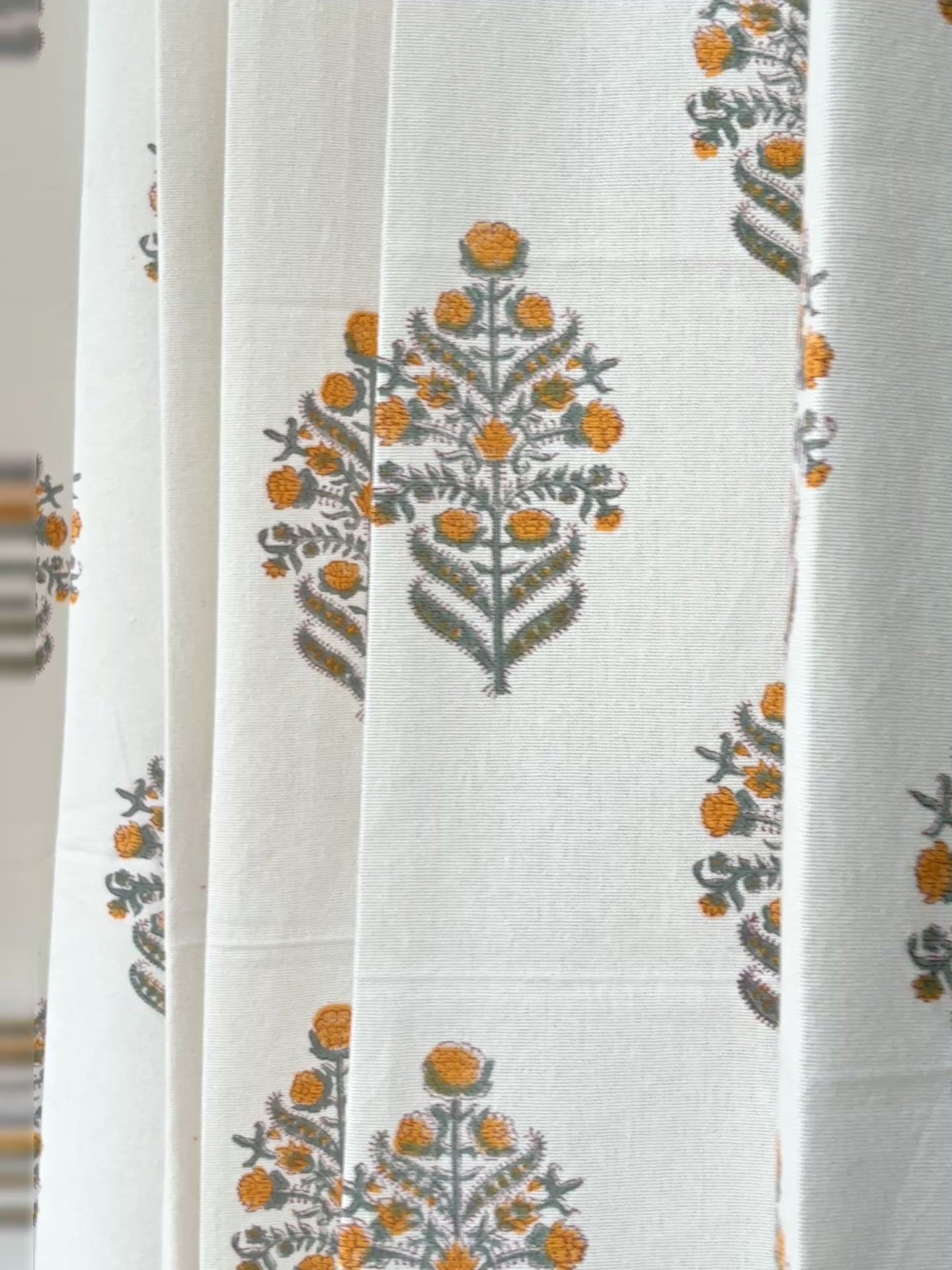 BLOCK PRINT CURTAIN