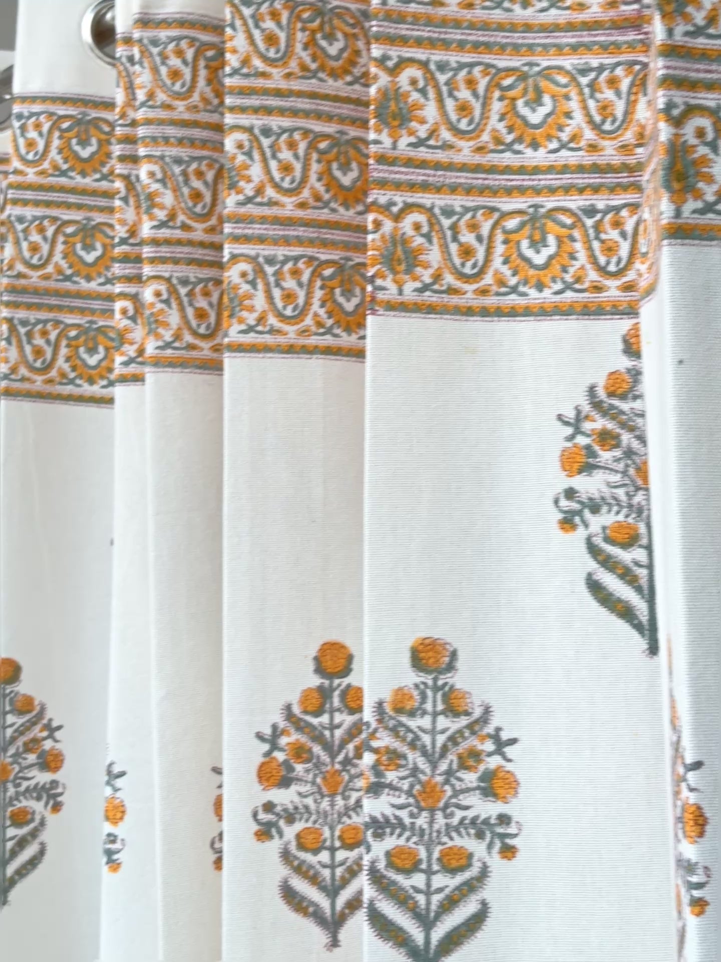 BLOCK PRINT CURTAIN